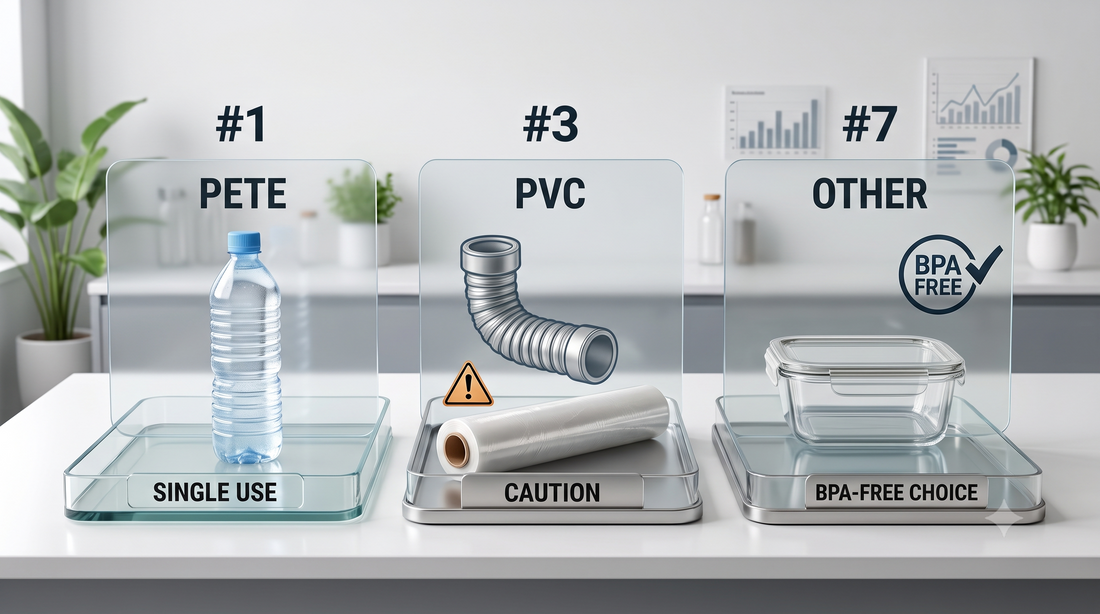A Smart Consumer’s Guide to Plastic Codes (#1, #3, #7 PC & BPA FREE)