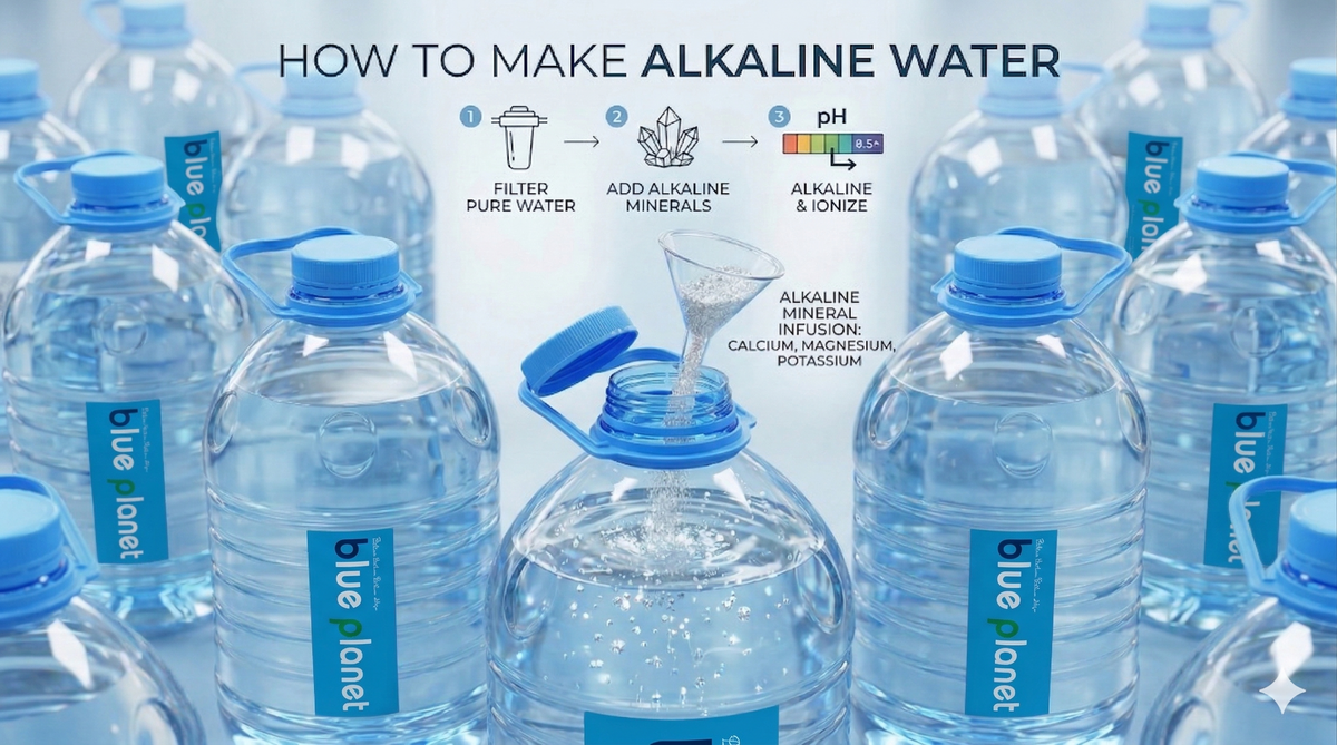 How to make alkaline water