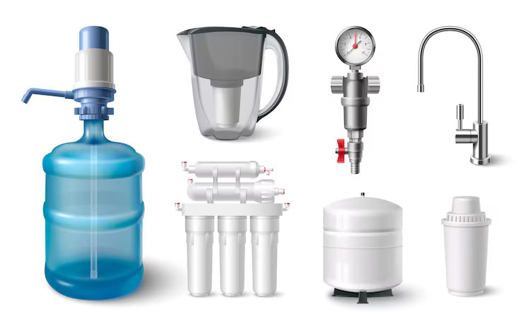 Water bottles and filtration products